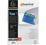 Sachet 20 pochettes perforées A4 paysage Exactive x 5 EXACOMPTA