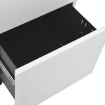 vidaXL Classeur mobile Gris clair 39x45x67 cm Acier