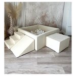 Ensemble de jeu en mousse crème + 400 balles