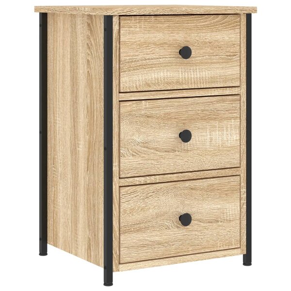 vidaXL Table de chevet chêne sonoma 40x36x60 cm bois d'ingénierie