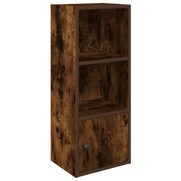 vidaXL Bibliothèque chêne fumé 31x24x77 cm bois d'ingénierie