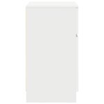 vidaXL Table de chevet blanc 39x35x65 cm bois d’ingénierie