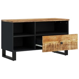 vidaXL Meuble TV 80x33x46 cm bois de manguier et d'ingénierie
