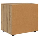 vidaXL Armoire de rangement Chêne artisanal 60 x 48 x 57 cm