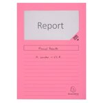 Paquet De 100 Chemises À Fenêtre Super 160g/m2 - 22x31cm - Rose - Exacompta