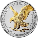Pièce de monnaie en Argent 1 Dollar g 31.1 (1 oz) Millésime 2025 DOLLAR BULL