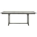 vidaXL Table à dîner de jardin (150-200)x100x75cm Bois d'acacia massif