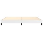 vidaXL Cadre de lit sans matelas blanc 200x200 cm similicuir