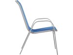 Fauteuil jardin Textilène "Cordoba" - Phoenix - Bleu - Lot de 2