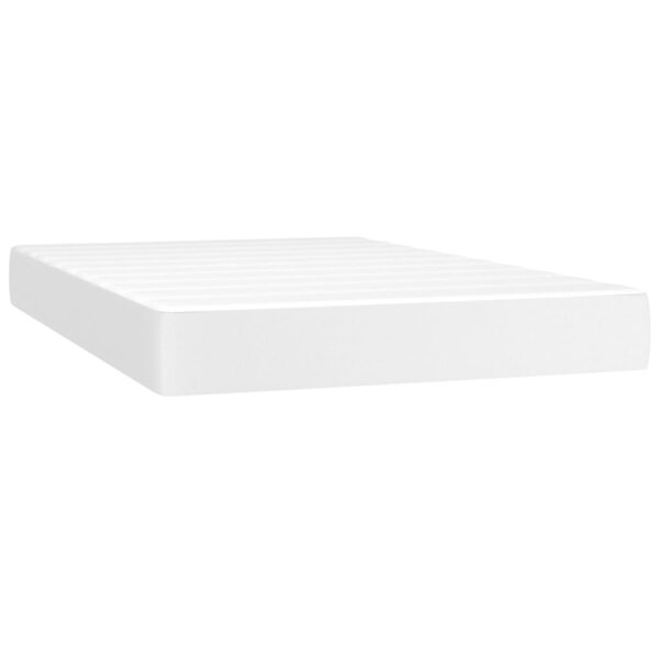 vidaXL Matelas de lit à ressorts ensachés Blanc 120x200x20 cm