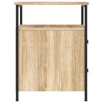 vidaXL Table de chevet chêne sonoma 44x45x60 cm bois d'ingénierie