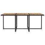 vidaXL Ensemble à manger d’extérieur 11 Pièces coussins résine tressée