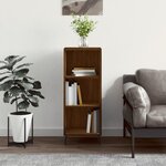 vidaXL Buffet chêne marron 34 5x32 5x90 cm bois d'ingénierie