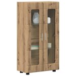 vidaXL Buffet Chêne artisanal 55 5 x 29 x 100 cm Bois d'ingénierie
