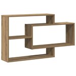 vidaXL Étagère murale chêne artisanal 104x20x58 5 cm bois d'ingénierie