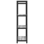 vidaXL Bibliothèque Sonoma gris 60 x 30 x 118 cm Bois d'ingénierie
