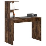 vidaXL Bureau Chêne fumé 102 x 50 x 124 cm Bois d'ingénierie
