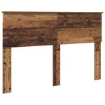 vidaXL Tête de lit Bois Ancien 140 cm Bois d'ingénierie