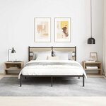 vidaXL Table de chevet chêne sonoma 40x30x30 cm Bois d'ingénierie