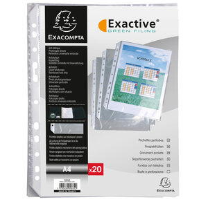 Sachet 20 pochettes perforées pour EXACTIVE x 5 EXACOMPTA