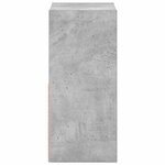 vidaXL Table de chevet 2 pc Gris béton 25 5 x 22 x 49 5 cm