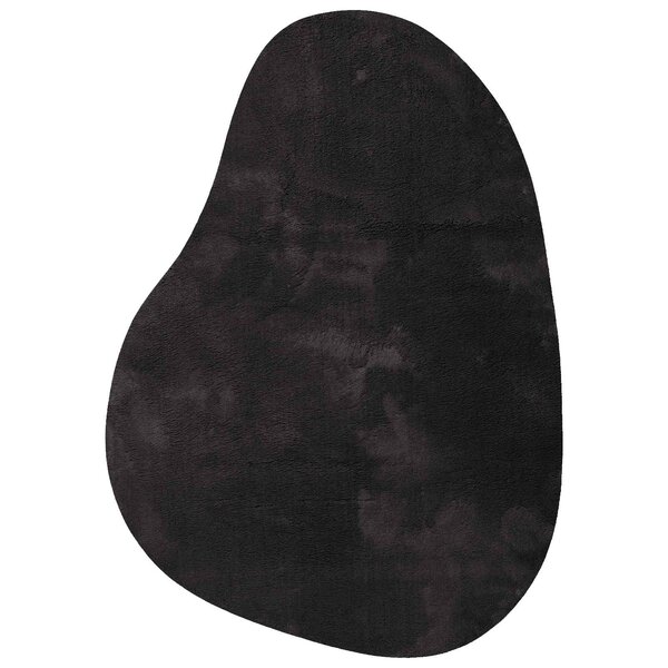 vidaXL Tapis de surface HUARTE Noir 160 x 230 cm Polyester