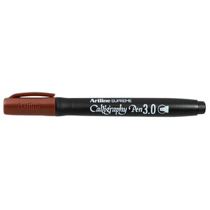 Marqueur 'Calligraphy Pen' pointe 3 mm coloris sépia ARTLINE