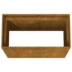 vidaXL Jardinière 40x80x80 cm acier corten