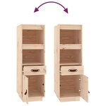 vidaXL Buffet haut 34x40x108 5 cm Bois massif de pin