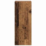 vidaXL Meuble mural Bois Ancien 34 5 x 34 x 90 cm Bois d'ingénierie