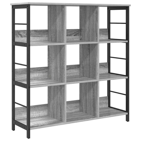 vidaXL Étagère Gris Sonoma 102 x 32 x 104 5 cm Bois d'ingénierie