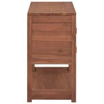 vidaXL Armoire de salle de bain 85x40x75 cm bois de teck solide