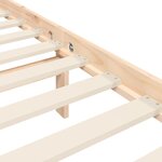 vidaXL Cadre de lit sans matelas bois massif de pin