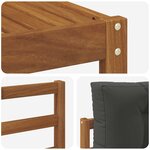 vidaXL Ensemble de canapés d'extérieur 8 Pièces Naturel et Anthracite