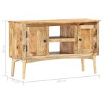 vidaXL Buffet 100x35x60 cm Bois de manguier massif