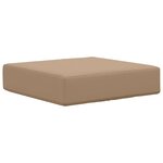 vidaXL Coussin de Siège d'Extérieur Taupe 40 x 40 x 8 cm