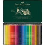 Etui métal de 36 Crayons de couleur POLYCHROMOS Assortis FABER-CASTELL