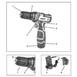 Brüder Mannesmann Perceuse sans fil 12 V 1 3 Ah