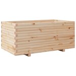 vidaXL Jardinière 110x60x49 5 cm bois de pin massif
