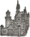 Monnaie NEW SWAN STONE Castle 1 Oz Argent 5 Cedis Ghana 2026 (PRÉCOMMANDE)