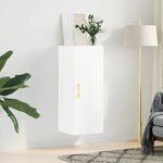 vidaXL Armoire murale blanc 34 5x34x90 cm