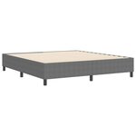 vidaXL Cadre de lit plateforme Gris clair 180 x 200 cm tissu