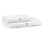 Boîte postale plate carton blanche avec fermeture adhésive raja 24x18x5 cm (lot de 50)