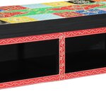 Meuble TV suspendu vidaXL Multicolore 80x30x22 cm en bois d'ingénierie