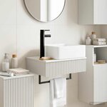 vidaXL Basin de lavage mural Blanc 50 x 41 x 39 cm Bois d'ingénierie