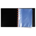 Protège-documents À Anneaux Avec Pochettes Détachables - 60 Vues Exactive - A5 - Noir - Exacompta