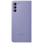 Smart clear view cover s21 plus violet