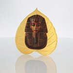 Pièce de monnaie en Argent 1 Dollar g 31.1 (1 oz) Millésime 2025 Leaves Of The Nile TUTANKHAMUN