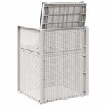 vidaXL Chaises de jardin salle à manger 2 Pièces Blanc et anthracite PP