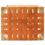 Vidaxl tabourets de bar lot de 2 marron cuir véritable 75 cm